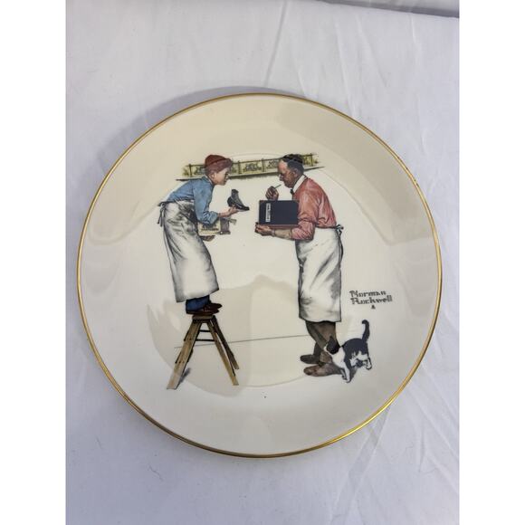 norman rockwell Collectors large plate - Picture 6 of 12